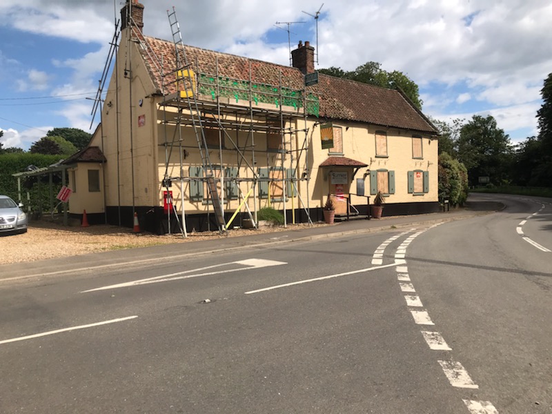 The Rising Sun at Leverington has re-opened after a fire forced its closure just before Christmas last year. PHOTO: Elgood