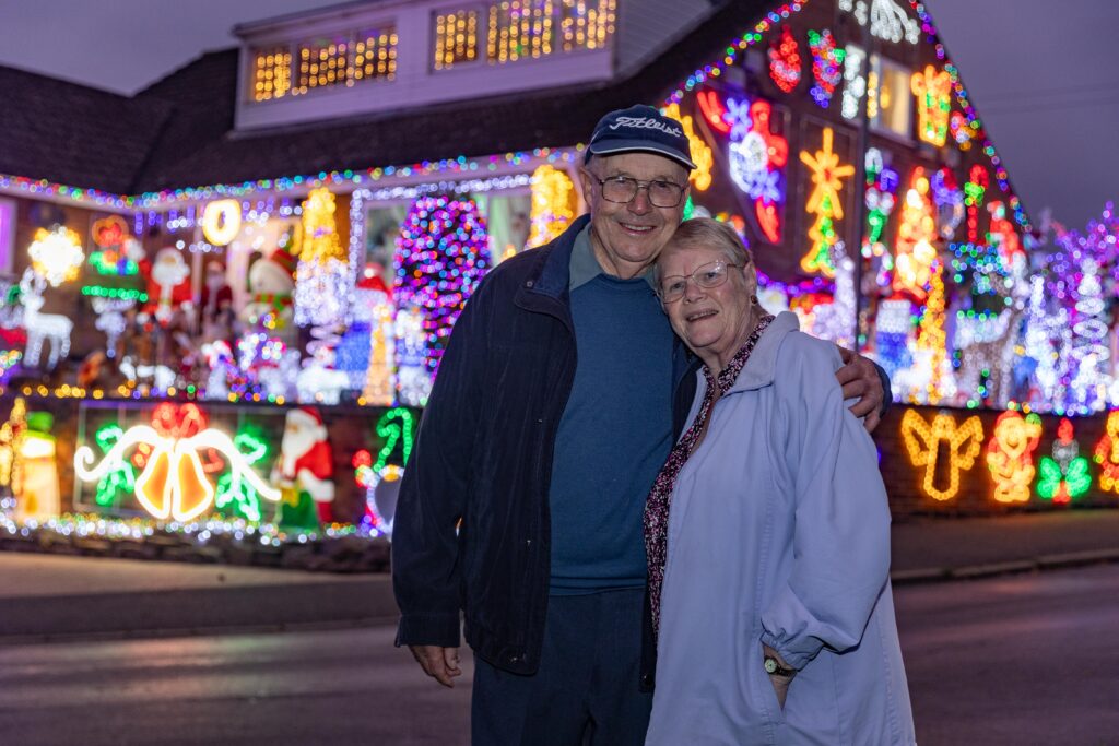 Soham Lights Switch On, Christmas House, Soham Friday 01 November 2024. Picture by Terry Harris.