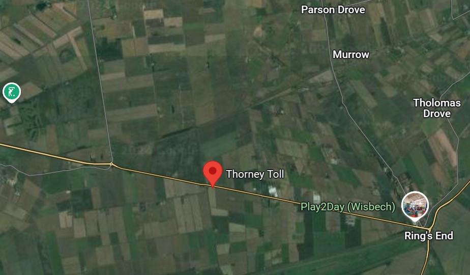 A man and wife who died after a fatal collision on the A47 at Thorney Toll, near Peterborough, have been named. Image: Google