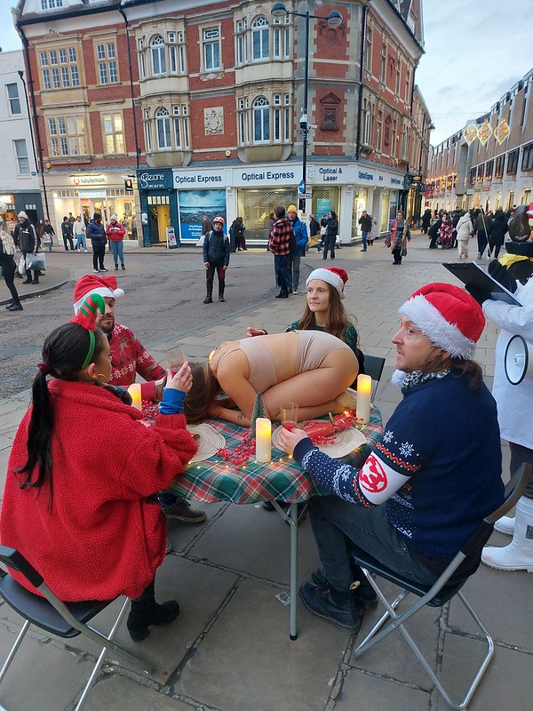 Cambridge turkey protest (Credit: Animal Justice Project.)