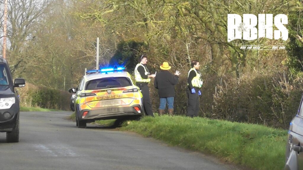 The Fitzwilliam Hunt at Milton near Peterborough on Saturday November 30. Photo credit: Beds and Bucks Hunt Sabs