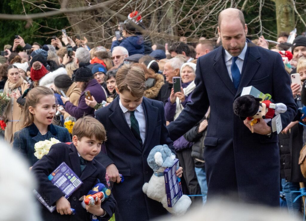 The Royal Family at Sandringham on Christmas Day. PHOTO: Terry Harris