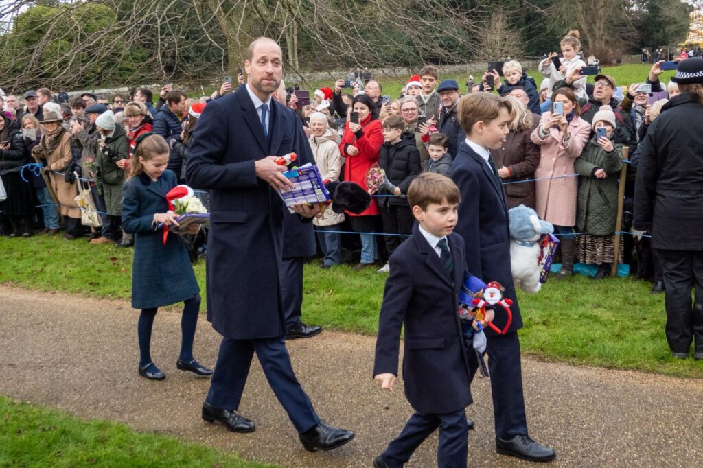 The Royal Family at Sandringham on Christmas Day. PHOTO: Terry Harris