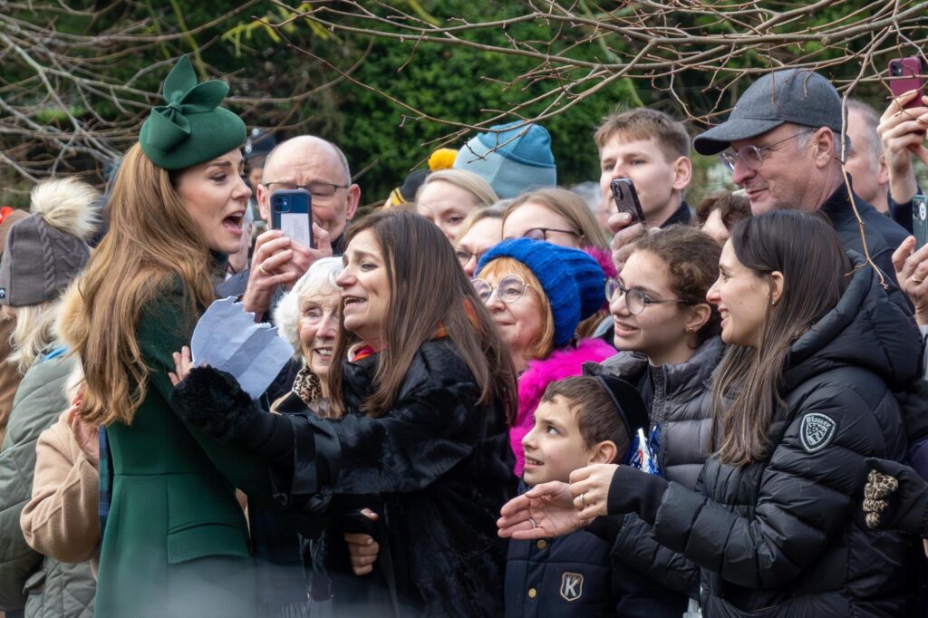 The Royal Family at Sandringham on Christmas Day. PHOTO: Terry Harris