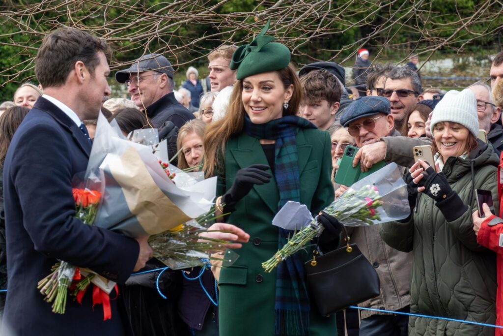 The Royal Family at Sandringham on Christmas Day. PHOTO: Terry Harris