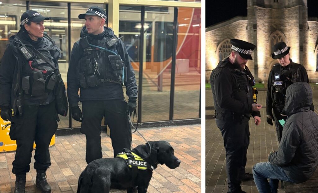 The operation consisted of two strands – the first using a passive drugs dog to detect individuals who are, or had been, in contact with or possession of drugs. Anyone who the dog “indicated” was spoken with by police officers, and if there were reasonable grounds, a stop-search then carried out.