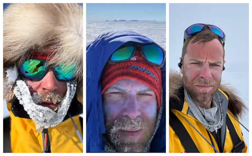 Disabled adventurer, Jonny Huntington, has “turned a corner” on world first Antarctic expedition IMAGE: Jonny Huntington