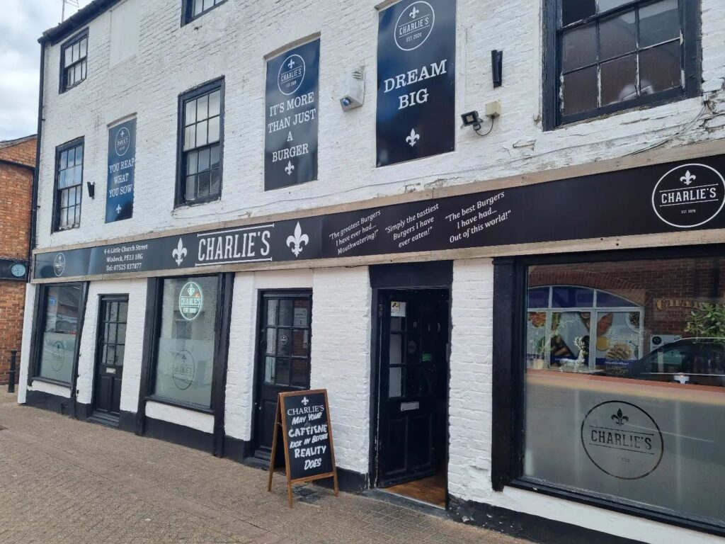 Charlie moved out of a successful burger café in Little Church Street, Wisbech, in 2022 to take on running of the pub 