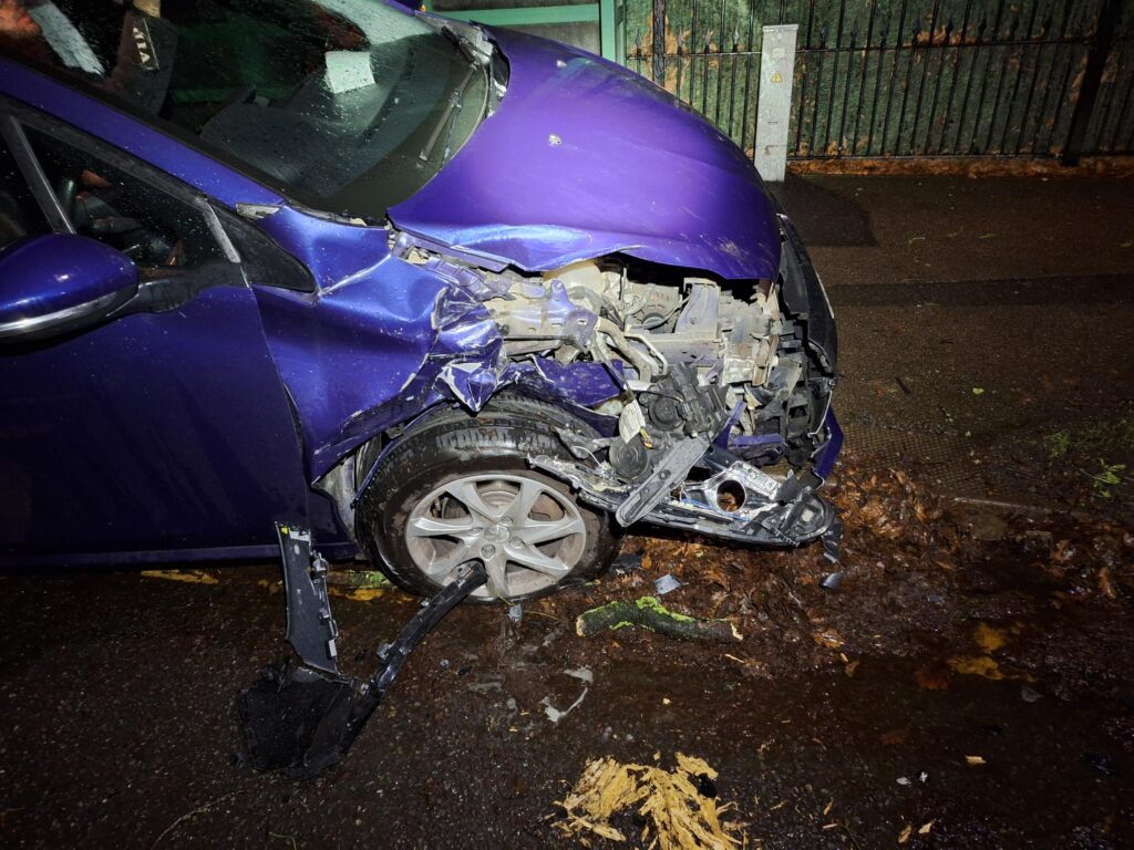 WATCH: Peterborough drink driver crashes car then walks home