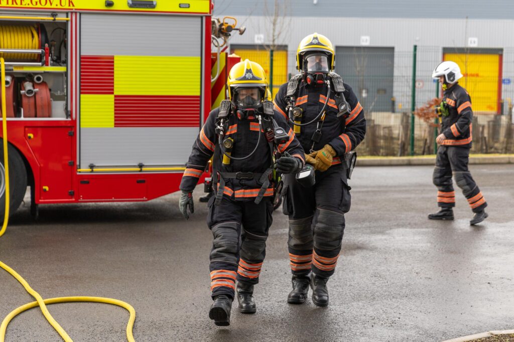 Assistant director of Cambridgeshire Fire and Rescue, Wayne Swales spoke to CambsNews at Huntingdon Fire Station where he oversaw the roll out of what has been described as a “new concept” fire appliance. Cambs Fire also explained why they are asking for a Council Tax increase. PHOTO: Terry Harris 