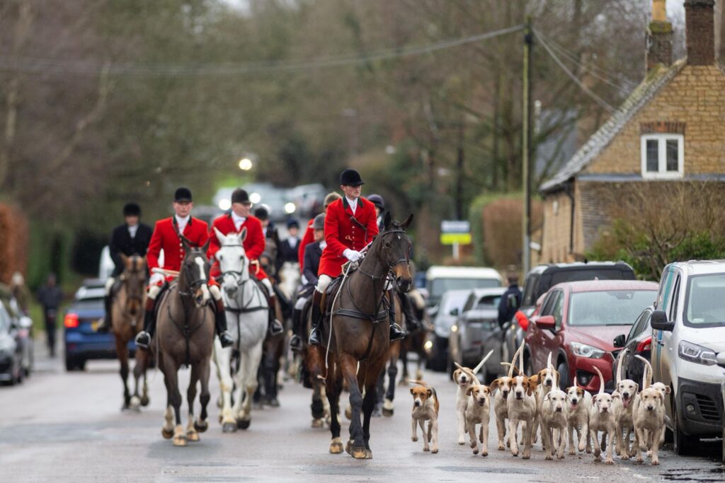 Mingling in the crowd at the New Year’s Day meeting of the Fitzwilliam (Milton) Hunt at Wansford was former Tory MP for Peterborough Paul Bristow, now the Conservative candidate for Mayor of Cambridgeshire and Peterborough. Labour meanwhile is being urged to tighten the law on hunting. PHOTO: Terry Harris 