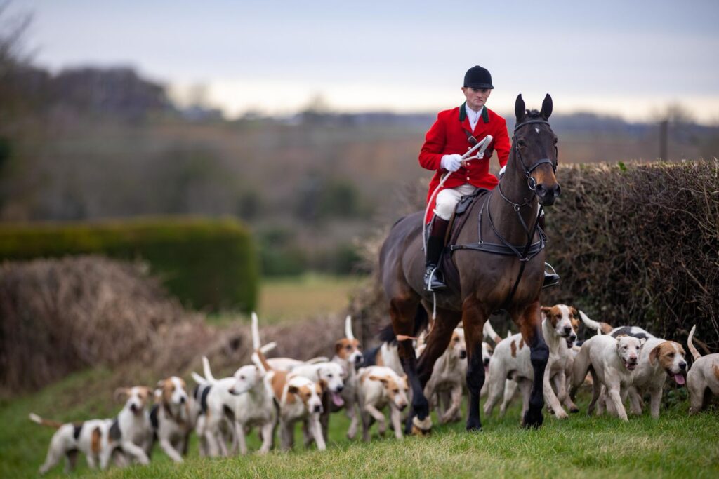 Mingling in the crowd at the New Year’s Day meeting of the Fitzwilliam (Milton) Hunt at Wansford was former Tory MP for Peterborough Paul Bristow, now the Conservative candidate for Mayor of Cambridgeshire and Peterborough. Labour meanwhile is being urged to tighten the law on hunting. PHOTO: Terry Harris 