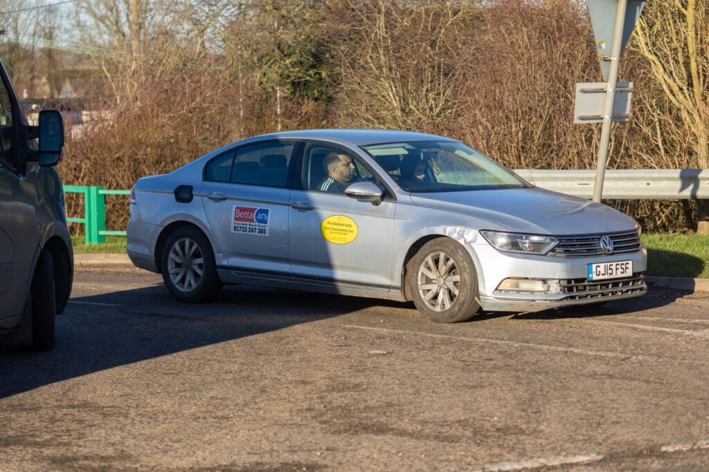 Fed up motorists are using local knowledge – some say commonsense – to continue to use the North Bank road near Whittlesey despite closure measures put in place because of flooding. PHOTO: CambsNews