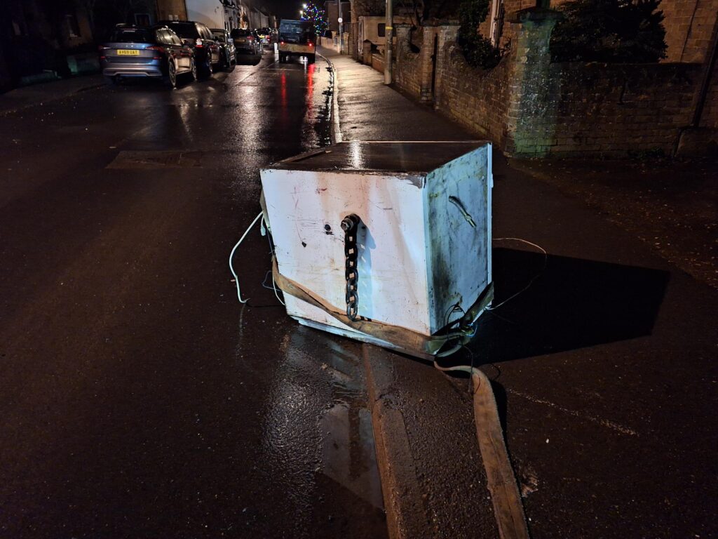 Police were called at about 1.45am on Saturday with reports of a break in at the Co-Op in Wisbech Road, Littleport.