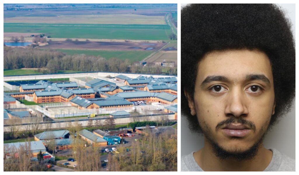 Jordan Crowley, told in 2019 he would serve a minimum 34 years for murdering a former Britain’s Got Talent contestant, has been given a further 32 months for a brutal attack on a prison officer at Whitemoor Prison PHOTO: Bav Media/Cambridgeshire Police