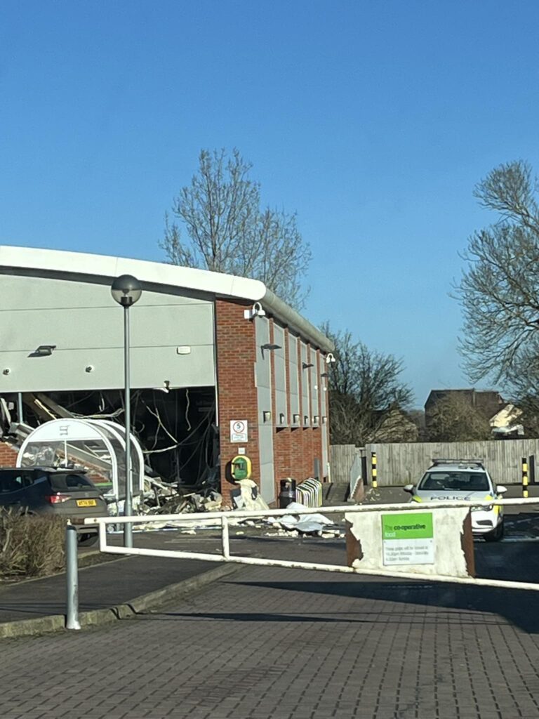 News for Peterborough and Cambridgeshire - Ram raid at Wisbech Road, Littleport, Co-op. IMAGE: CambsNews reader 