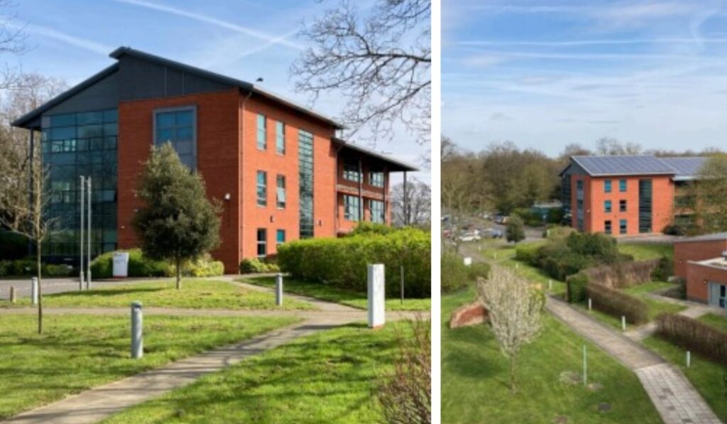 Lysander House, Tempsford, which was leased to the Police and Crime Commissioner for Bedfordshire in 2022. There is a tenant break 28/02/2027. The initial rent was £242,400 per annum exclusive. Now home also to a special suite for police misconduct hearings for Cambridgeshire, Bedfordshire, and Hertfordshire. DETAILS/IMAGE: Savills