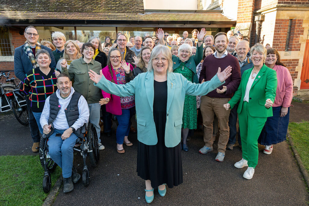 Cllr Lorna Dupre celebrates being selected by Lib Dem councillors and campaigners from across Cambridgeshire and Peterborough to contest May’s election for Mayor of Cambridgeshire and Peterborough