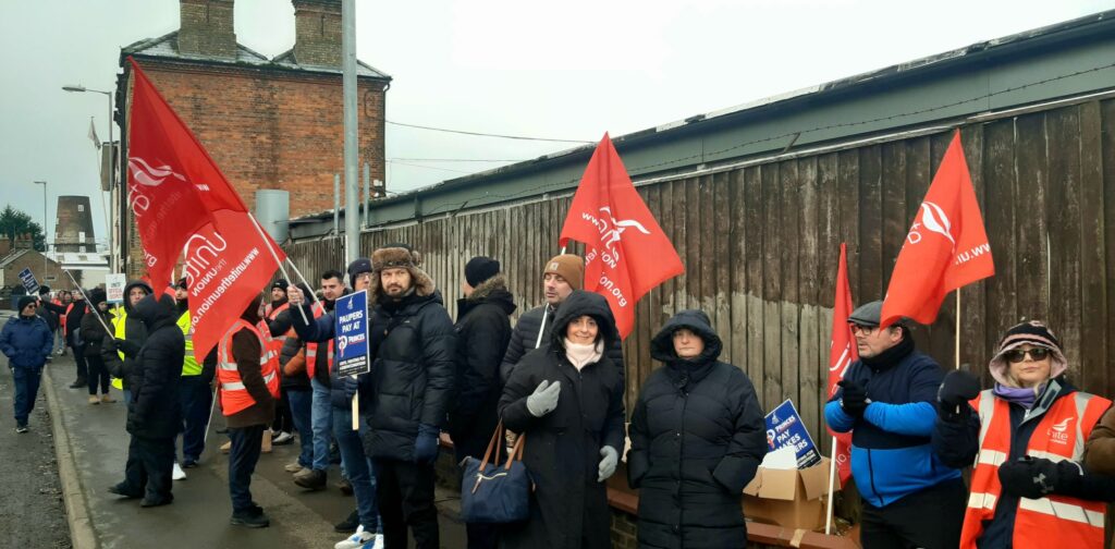 The Fenland Unite Community Facebook group says Wisbech Princes workers are on strike ‘for fair pay for the job and management promises to be honoured. Great support from the public and backing from Wisbech, March and District Trades Union Council’ 