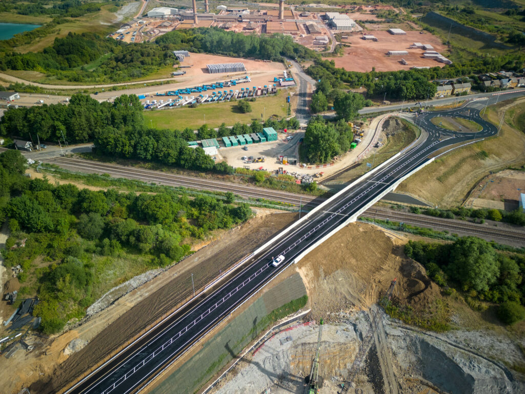 Opening of Ralph Butcher Causeway, Whittlesey in 2022; 50 years after the campaign to build it began. PHOTO: Terry Harris 