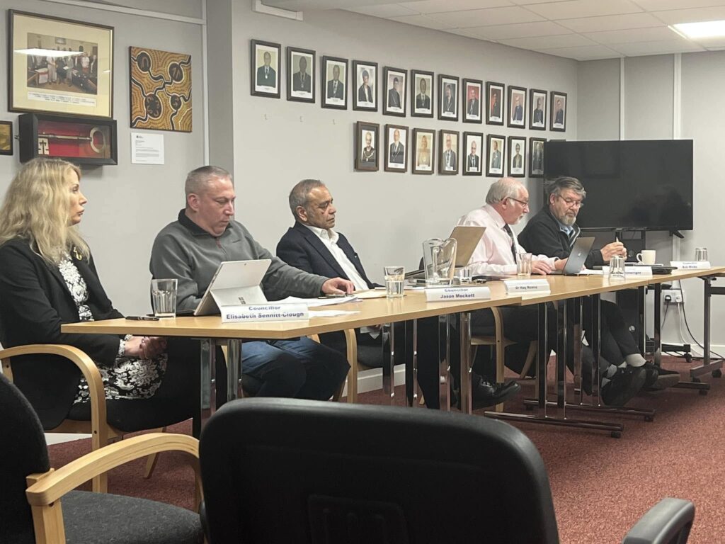 Eighteen members of the public attending a meeting of Whittlesey town council stormed out in protest after a Conservative councillor launched a bitter attack on independent councillor Peter Bibb. PHOTO: Fenland Community Radio newsroom 