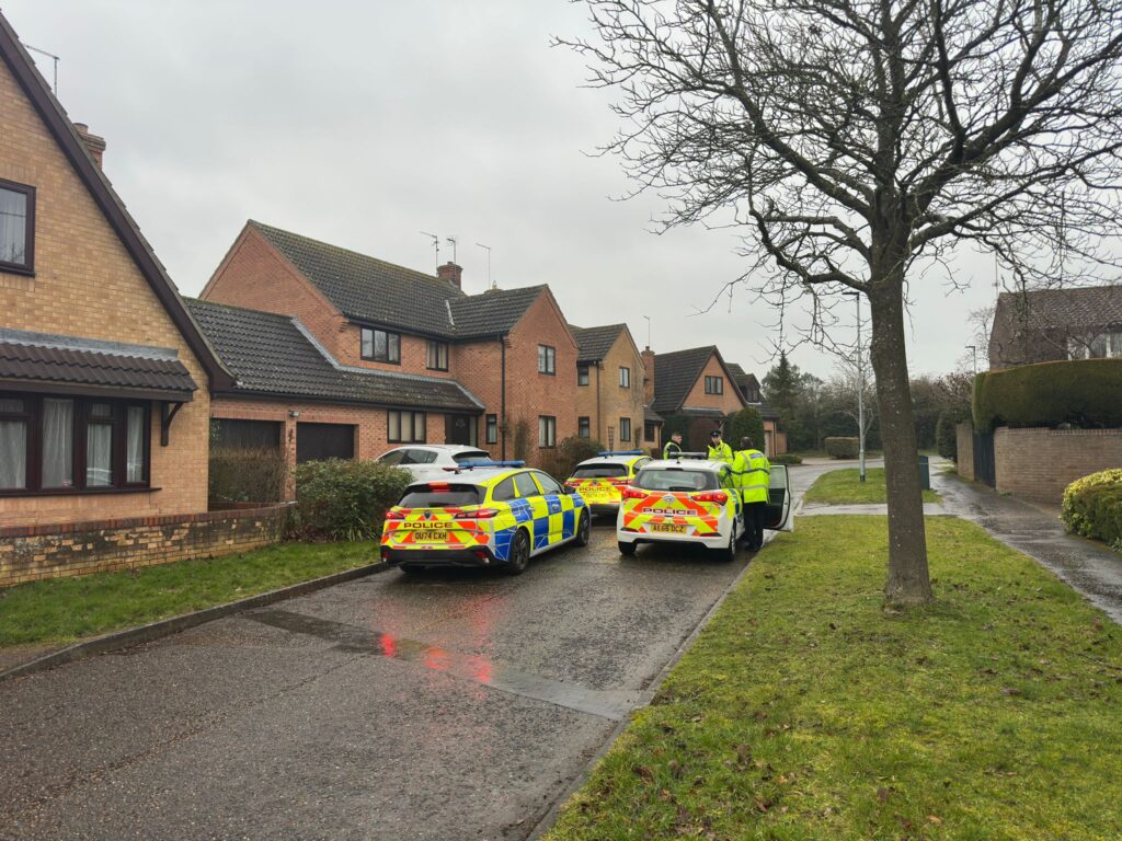 A man has been charged with murder following the death of a woman in Peterborough yesterday (9 February). Police were called with reports of violence at a house in Lingwood Park, Longthorpe, at about 2.45am. IMAGE: Terry Harris 