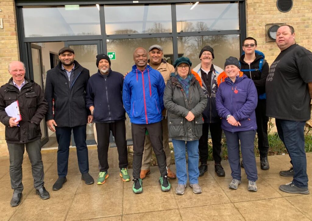 On February 20 Wisbech Mayor Cllr Sidney Imafidon said an organised walk ended up at Wisbech Park café ahead of its opening “with Cllr Jamie Edwards, town clerk Terry Jordan (left). Cllr Shahid Rafique (fifth left) also attended.