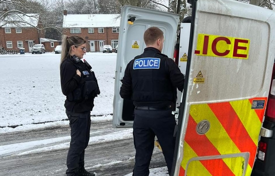 Cambridge Police released photos of part of their operation to find those responsible for the series of motorcycle cycle and electric bikes/scooters, worth more than £450,000, in 2022