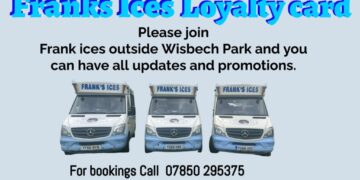 News for Peterborough and Cambridgeshire - Franks Ices boss Frank Cannata pledged that his Wisbech customers would be ‘rewarded’ by taking advantage of a newly introduced loyalty card that offers discounts and other perks.