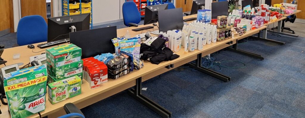 “This is just a snapshot of the suspected stolen items that have been uncovered by our Peterborough city centre neighbourhood officers over the past couple of weeks,” said Cambridgeshire police.